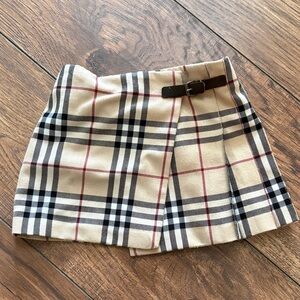 Burberry Toddler Plaid Pleated Skirt Size 4